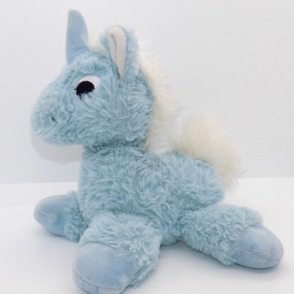 Manhattan Toys Floppies Blue Baby Unicorn - Picture 3 of 4